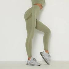 Leggins Mujer Push Up verde  L/XL