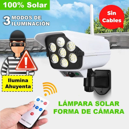 FOCO LED SOLAR - TIPO CAMARA (ORIGINAL)