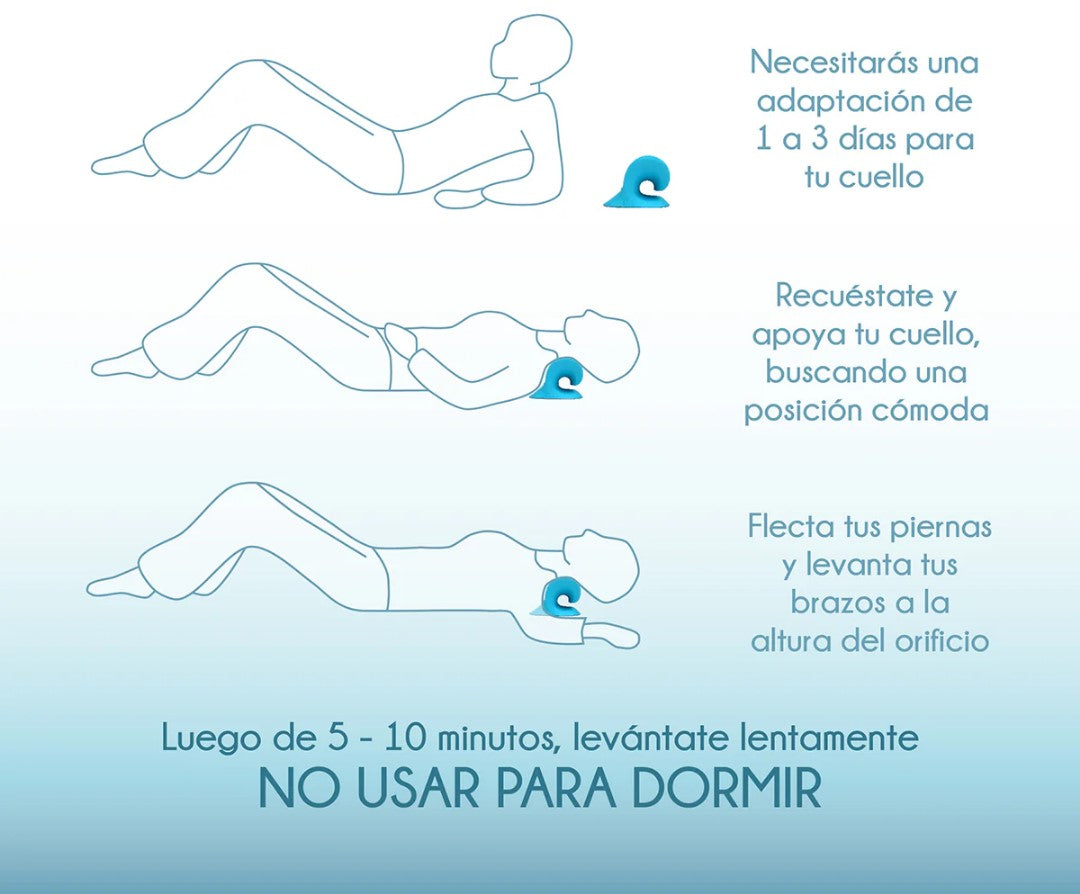 Almohada de tracción cervical