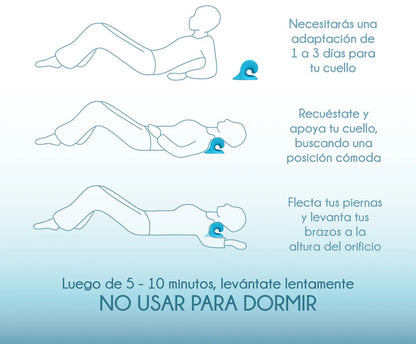 Almohada de tracción cervical