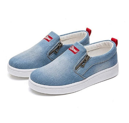 Zapatillas Casual Slip Denim - Comfy Shoes